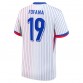 Seconda Maglia Francia Fofana 19 Euro 2024